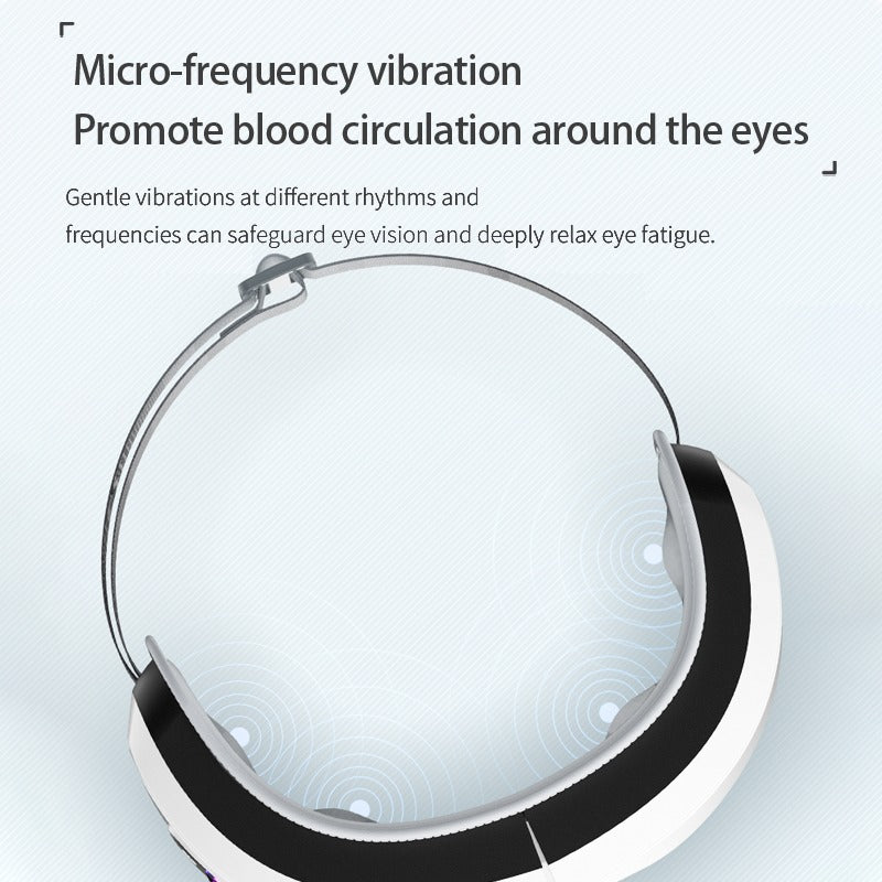 Smart Eye Massager – Heat, Air Pressure & Vibration for Deep Relaxation