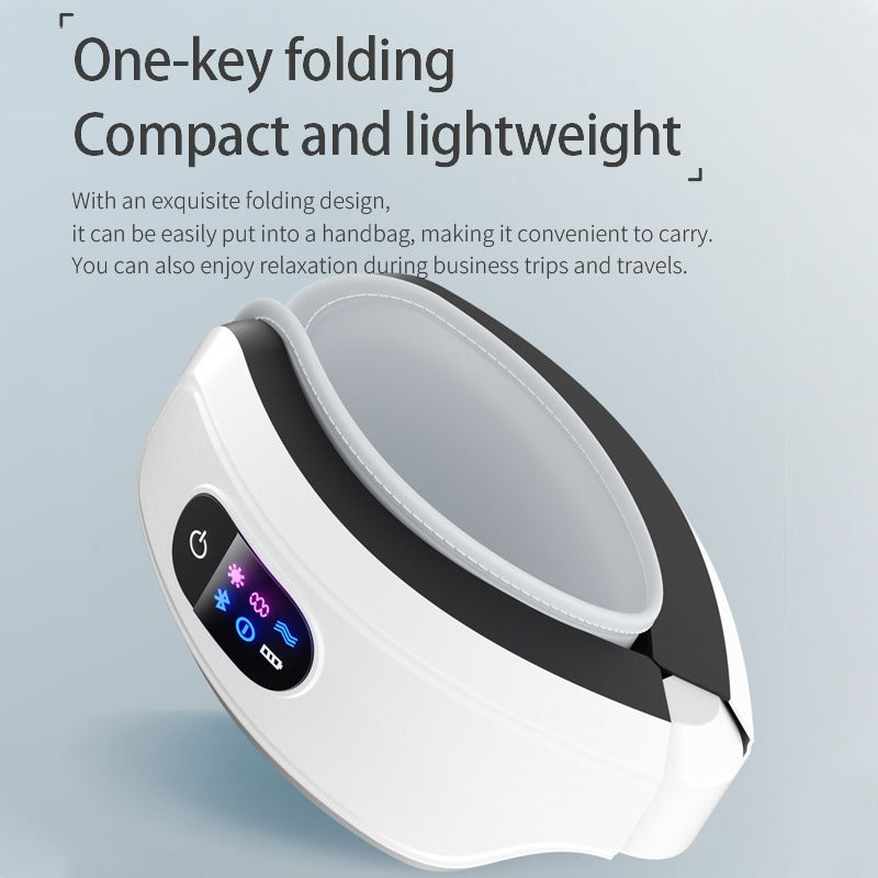 Smart Eye Massager – Heat, Air Pressure & Vibration for Deep Relaxation